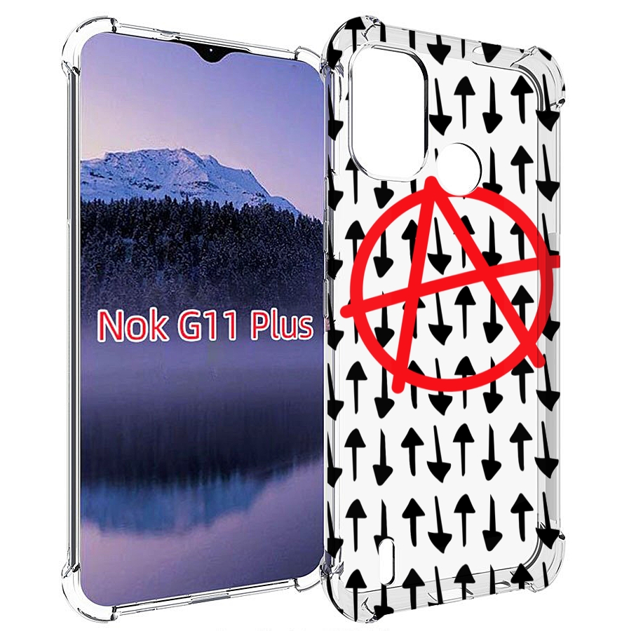 Чехол MyPads анархия-панк для Nokia G11 Plus