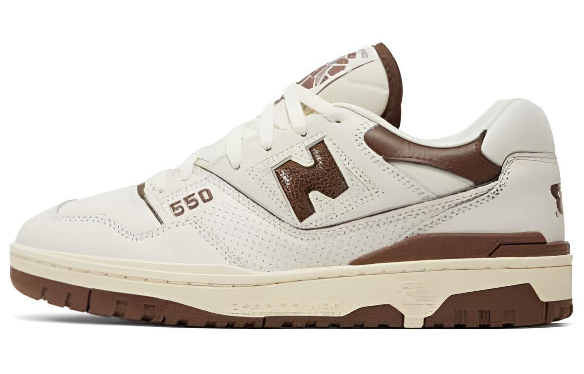 

Кеды унисекс New Balance AIME LEON DORE NB 550 белые 42 EU, Белый, AIME LEON DORE x New Balance NB 550