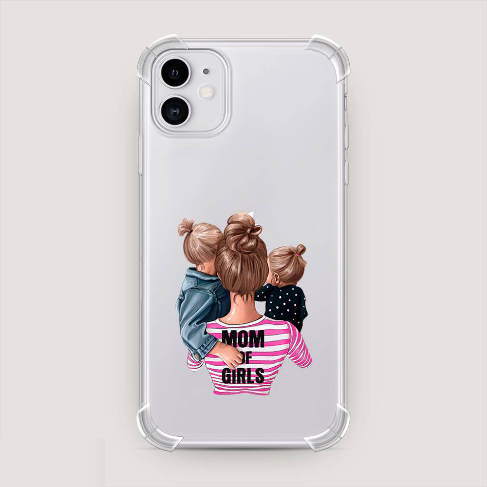 фото Чехол awog для apple iphone 11 "mom of girls"