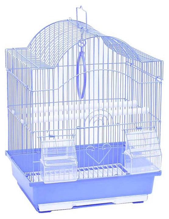 Клетка для птиц N1, укомплектованная, 30 х 23 х 39 см