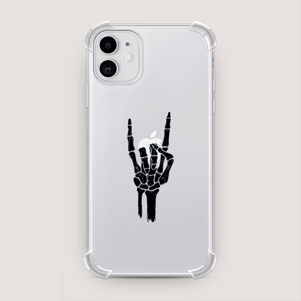 

Чехол Awog на Apple iPhone 11 / Айфон 11 "Rock for a skeleton", Разноцветный, 12151-1