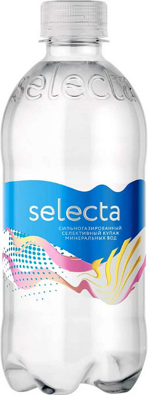 Вода питьевая Selecta газированная 0,5 л