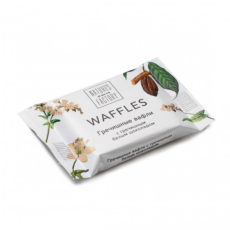 

Гречишные вафли Nature's Own Factory с гречишным белым шоколадом 20 г