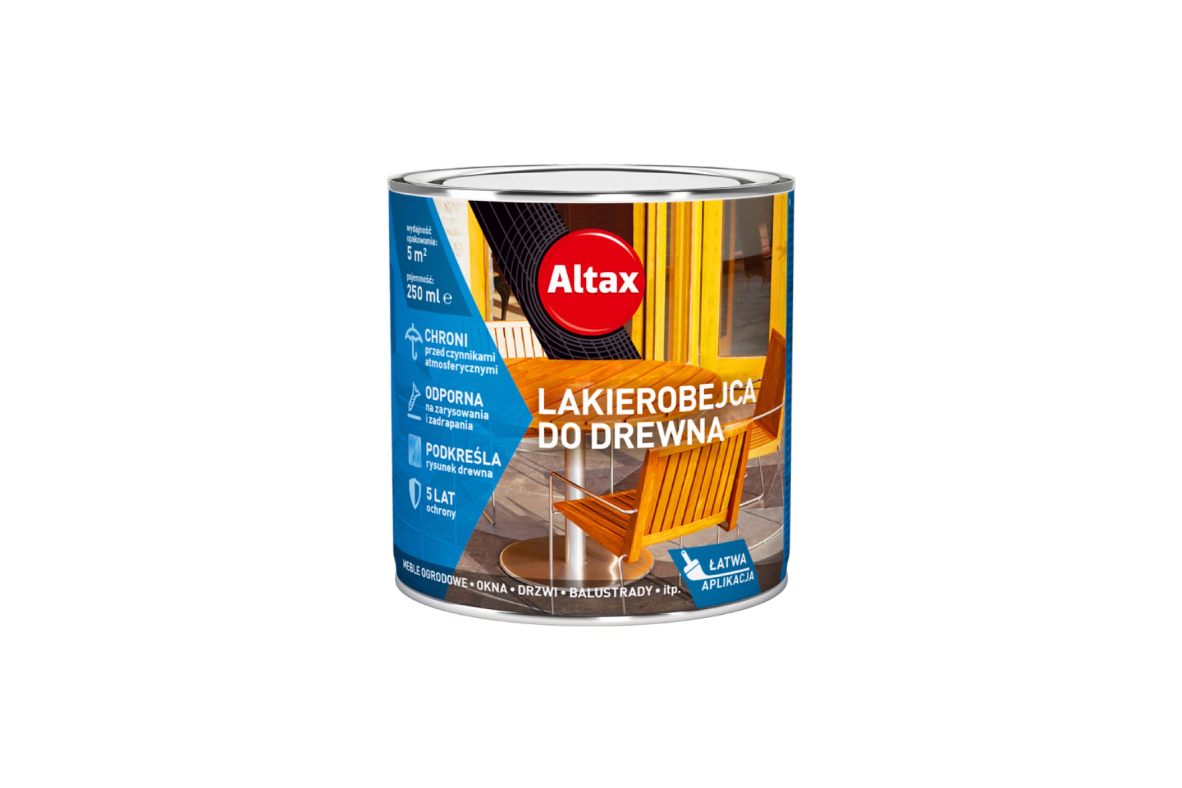 

Лак-морилка ALTAX LAKIEROBEJCA сосна, 250 мл 50030-15-000025