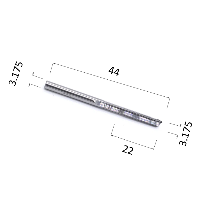 

Фреза прямая двухзаходная DJTOL A2ZX3.22 для станка ЧПУ, Двухзаходная A2ZX6.25
