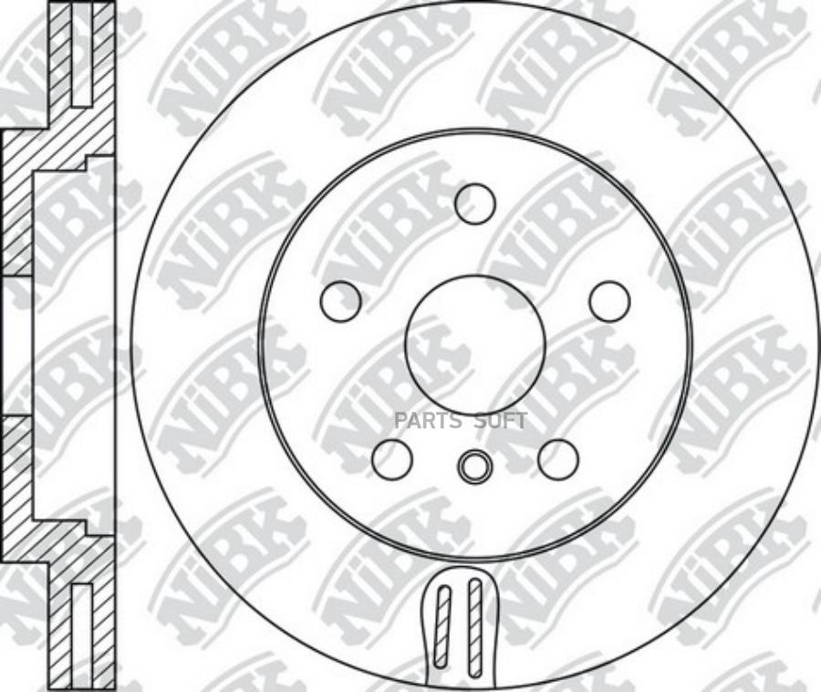 

Тормозной диск NiBK RN1706