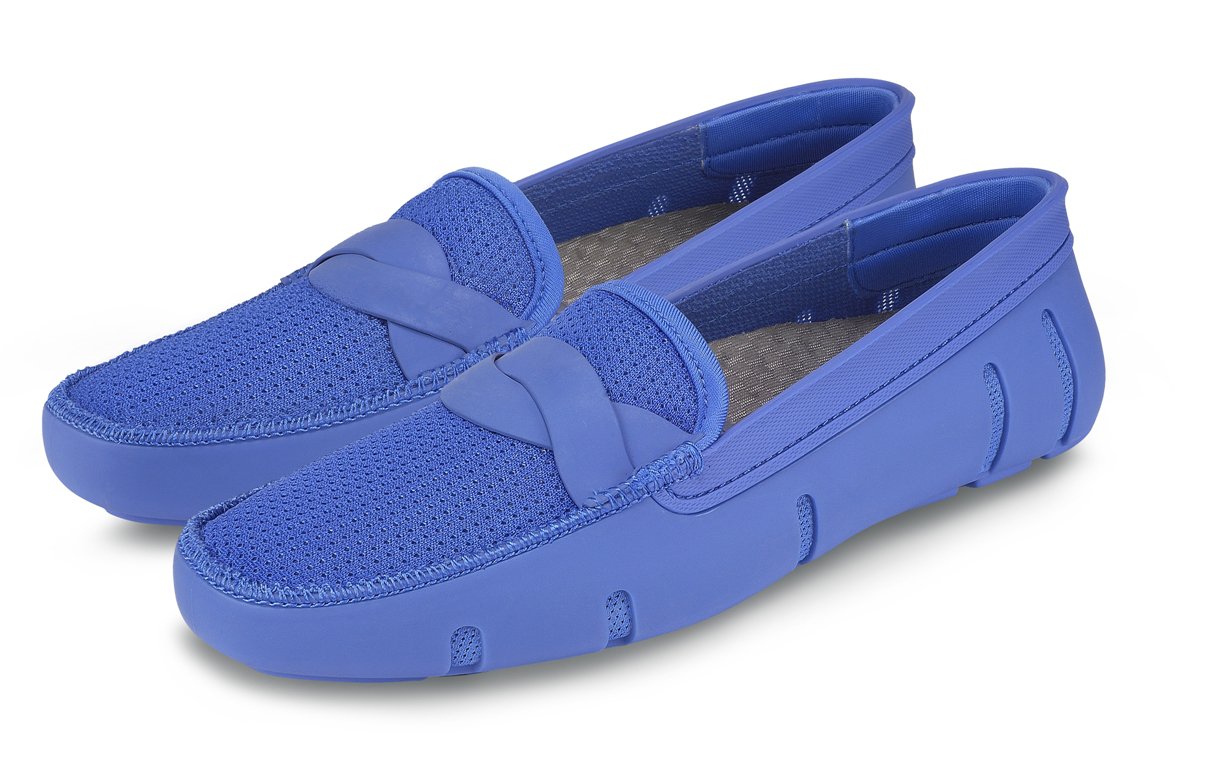 

Мокасины женские SWIMS BRAID LOAFER синие 11 US, BRAID LOAFER