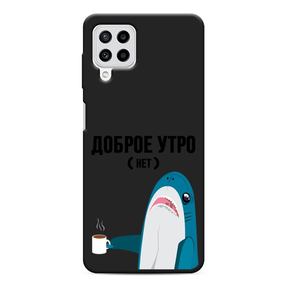 

Чехол Awog на Samsung Galaxy M22 / Самсунг M22 "Доброе утро", Синий;белый;черный, 2103452-1