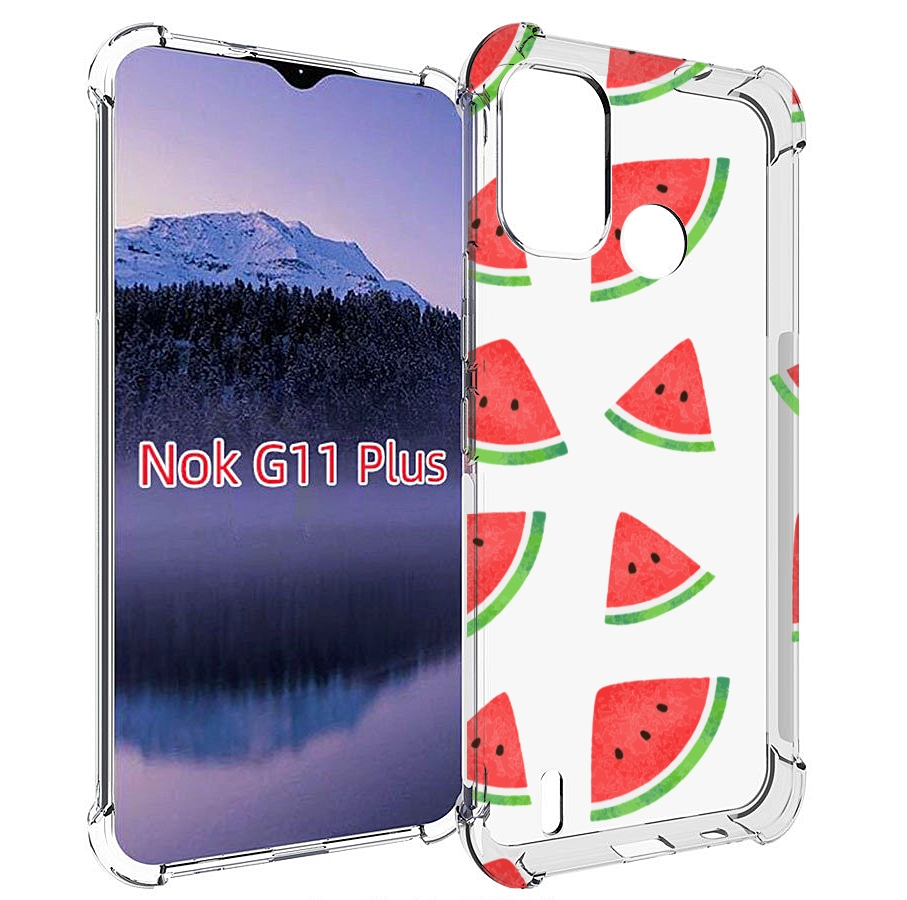 

Чехол MyPads арбузики для Nokia G11 Plus, Прозрачный, Tocco