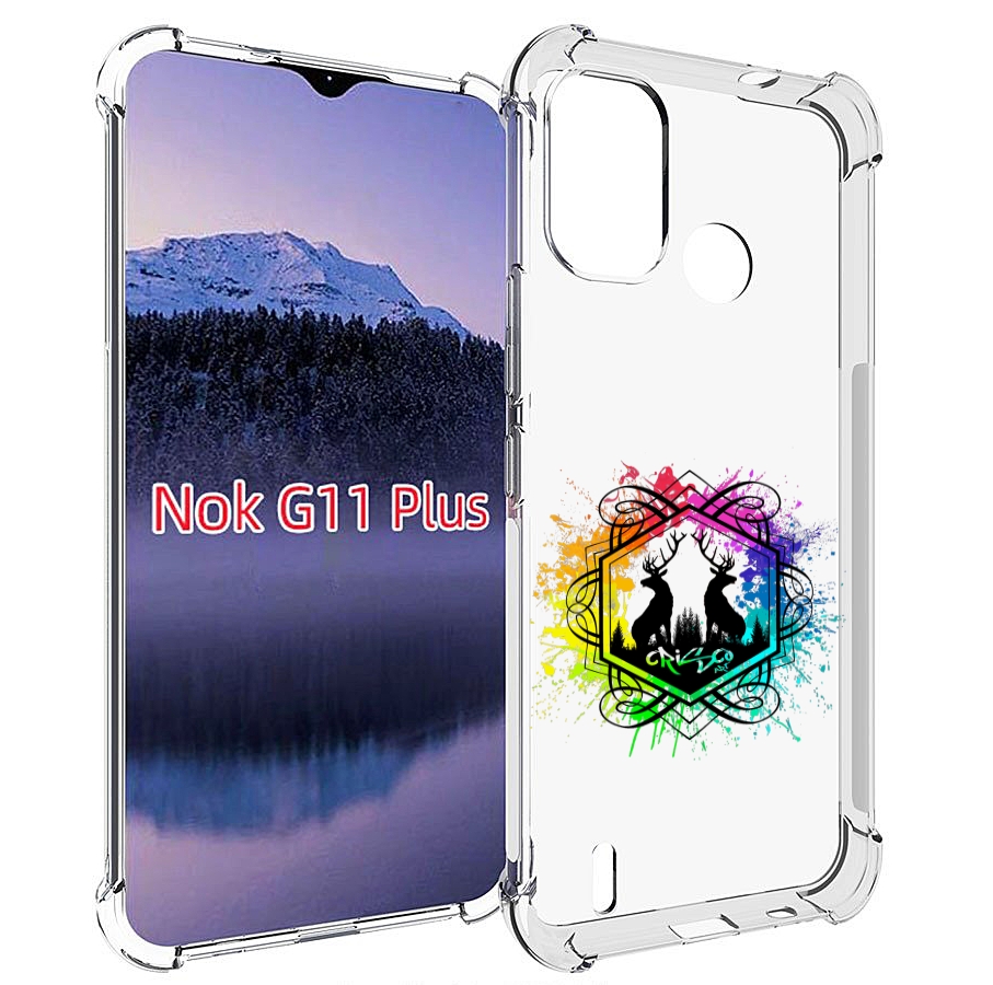 

Чехол MyPads арт-с-оленями для Nokia G11 Plus, Прозрачный, Tocco
