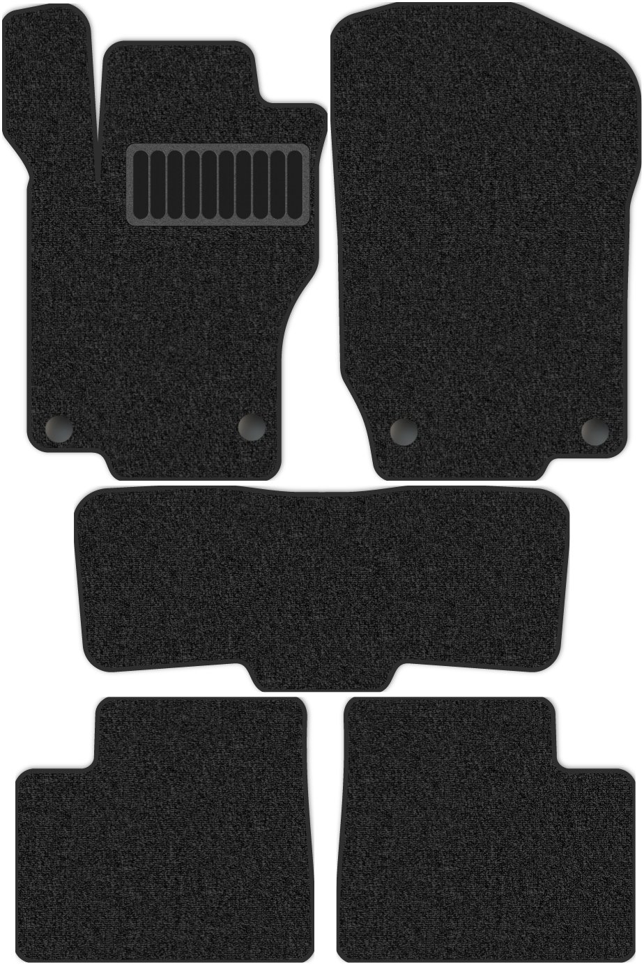 

Коврики текстильные Allmone Классик для Mercedes-Benz M-Class II W164 2005 - 2011, 3508-S5YLT-A
