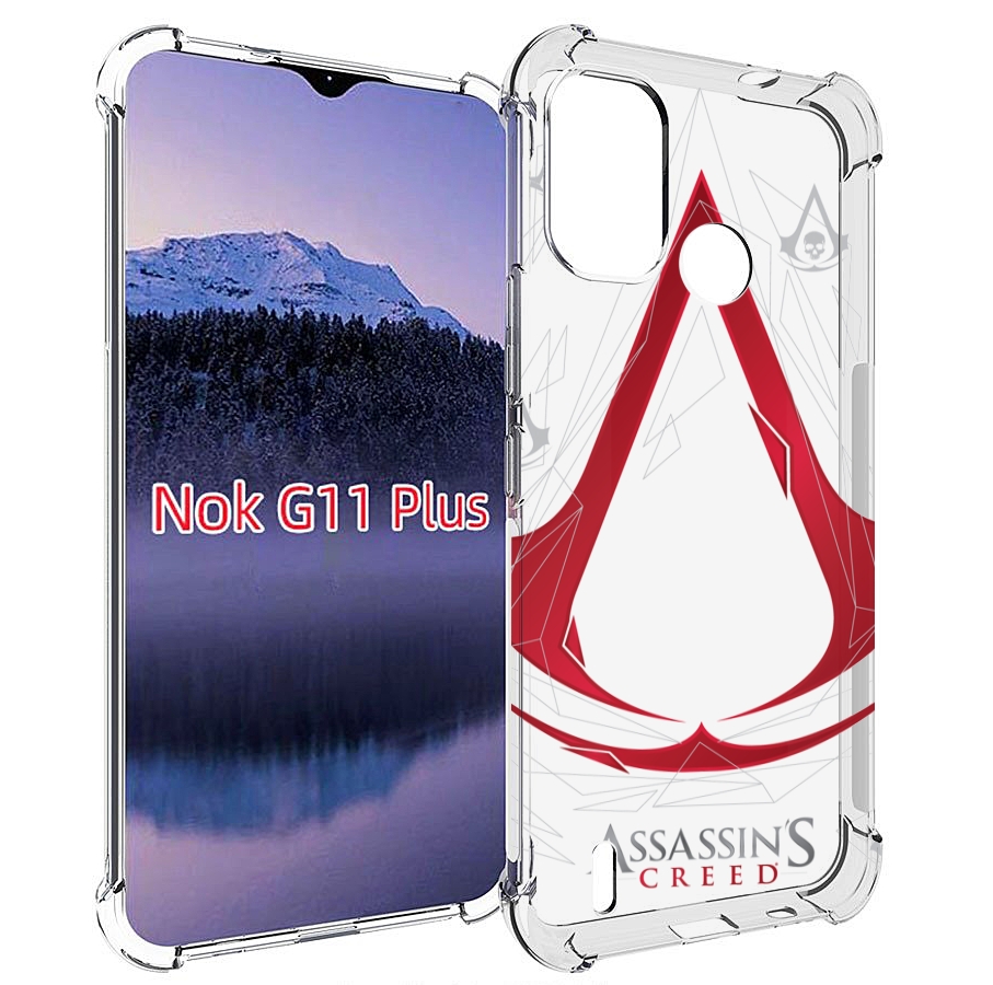 

Чехол MyPads ассасин-крид-знак для Nokia G11 Plus, Прозрачный, Tocco
