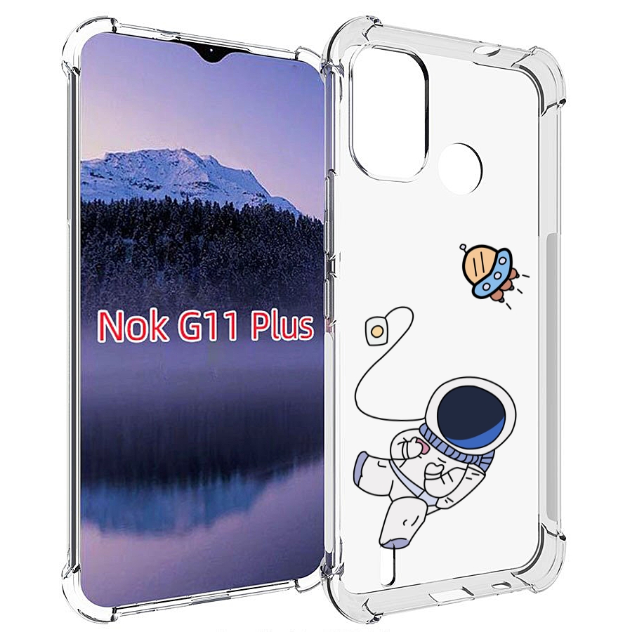 

Чехол MyPads астронавт для Nokia G11 Plus, Прозрачный, Tocco