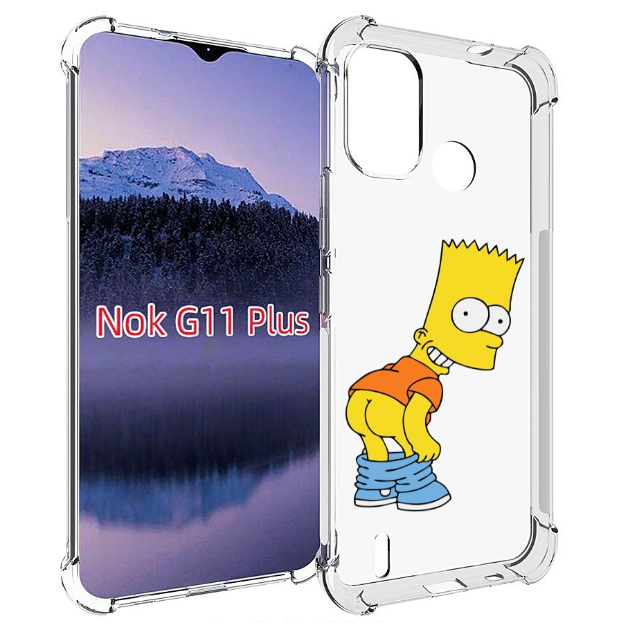 

Чехол MyPads барт-симпсон-довольный для Nokia G11 Plus, Прозрачный, Tocco