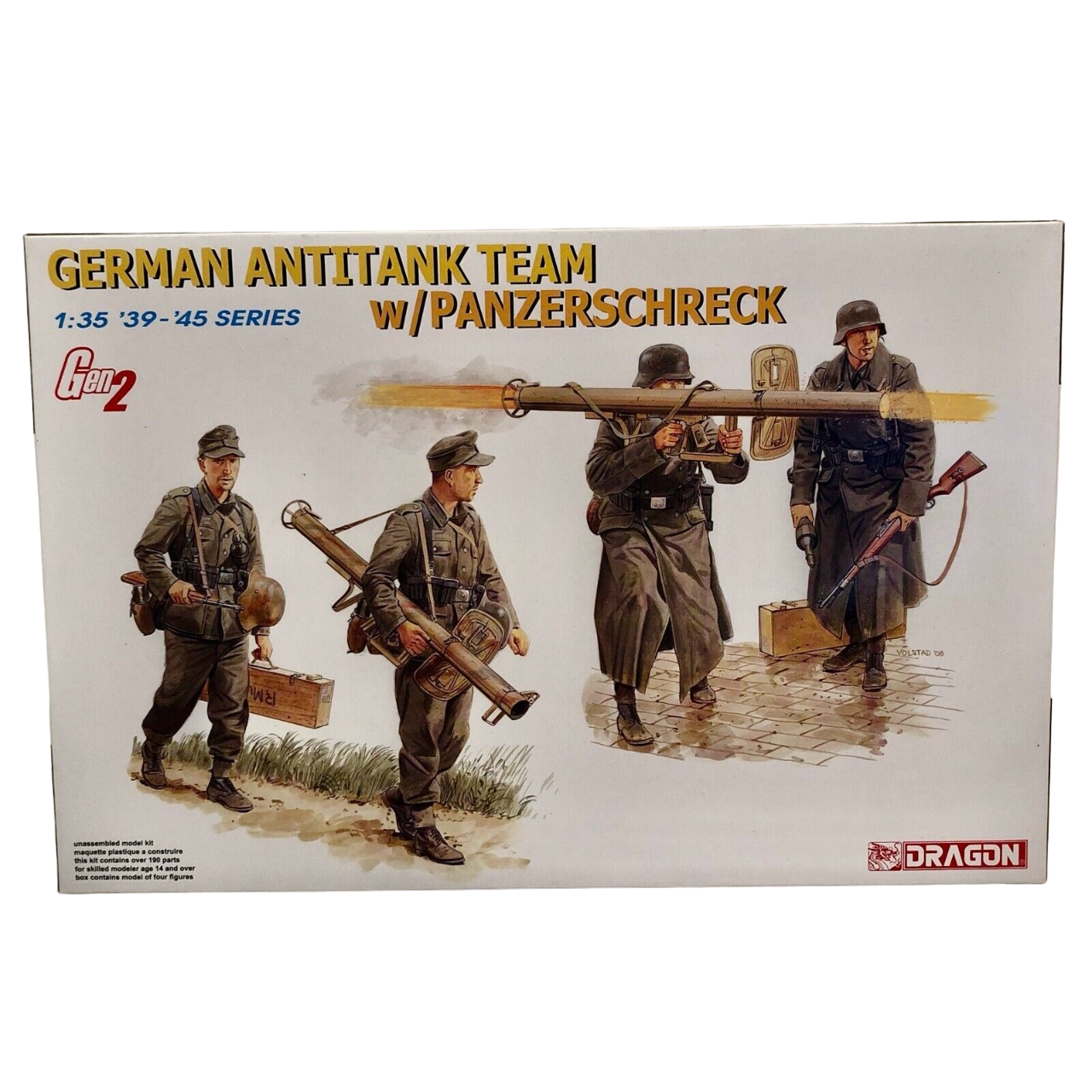 

6374Д Солдаты GERMAN ANTITANK TEAM w/PANZERSCHRECK GEN2