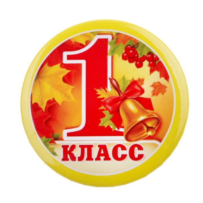

Значок 1 класс, d=5,6 см (10 шт)