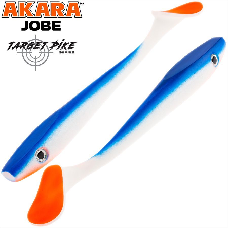 

Силиконовая приманка Akara Jobe Target Pike Big Bait J200-K9-F2 2 шт, Jobe Target Pike Big Bait