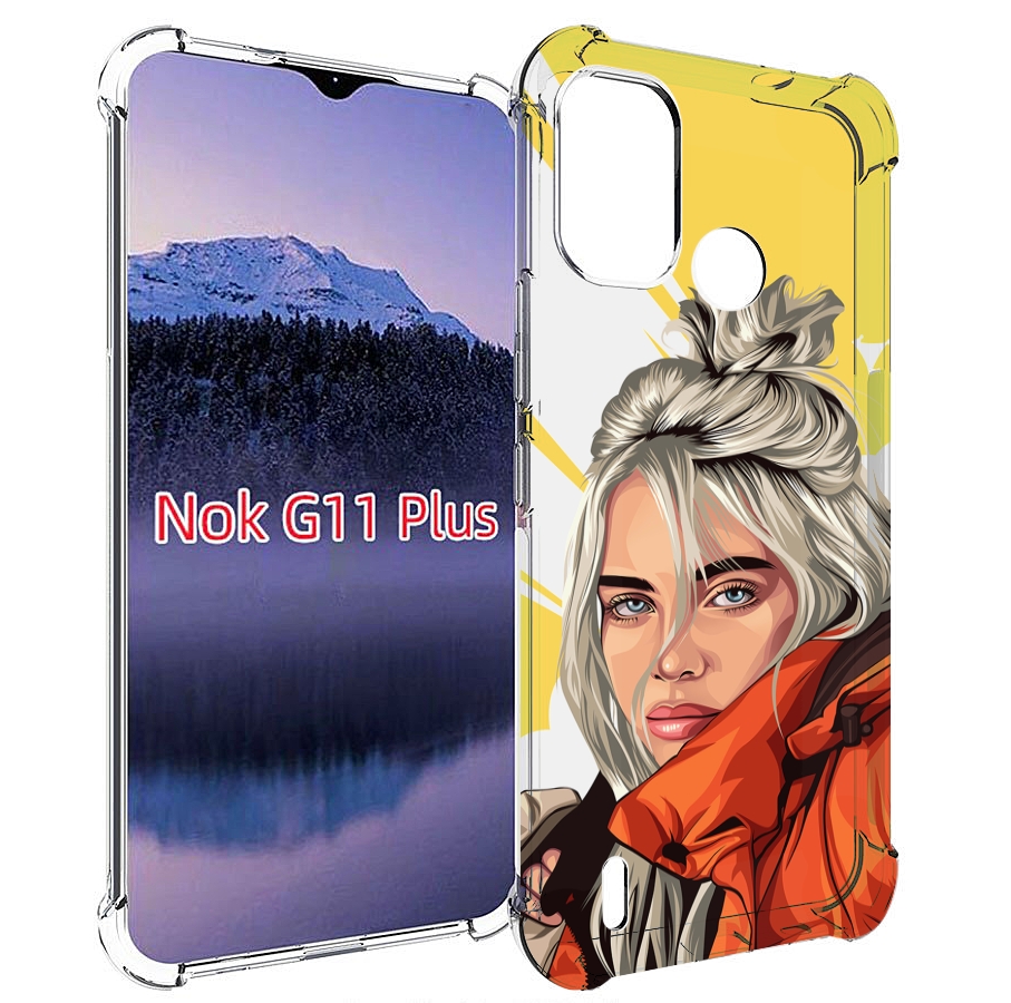 

Чехол MyPads билли-айлиш-в-куртке для Nokia G11 Plus, Прозрачный, Tocco
