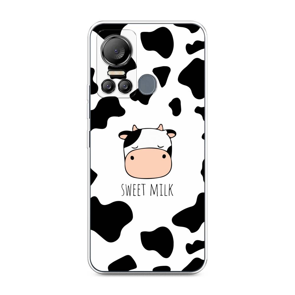 

Чехол на Itel Vision 5 "Sweet milk", Розовый;белый;черный, 3201050-1