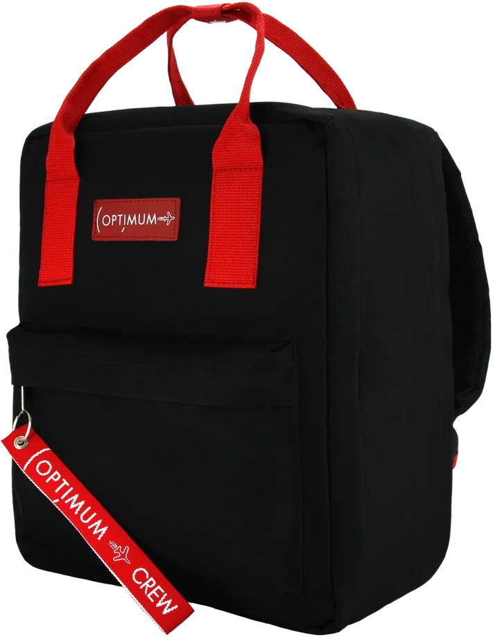 

Дорожный рюкзак унисекс Optimum Pobeda черный, 36х30х27 см, Pobeda