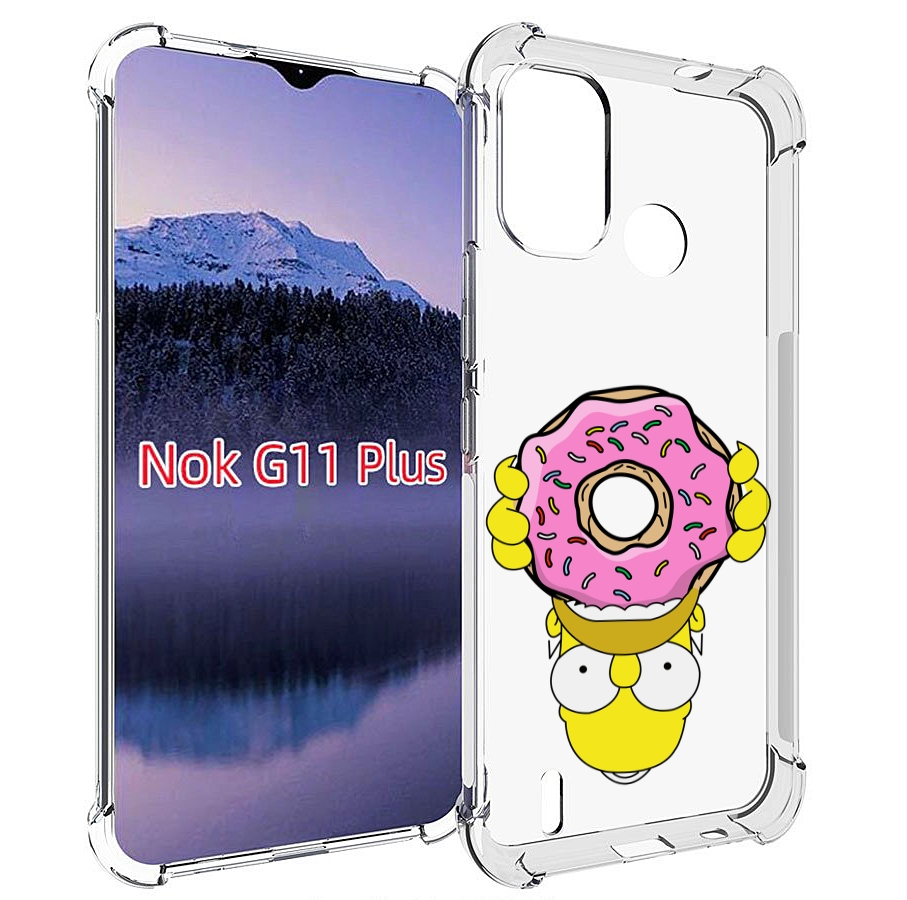 

Чехол MyPads большой-пончик для Nokia G11 Plus, Прозрачный, Tocco