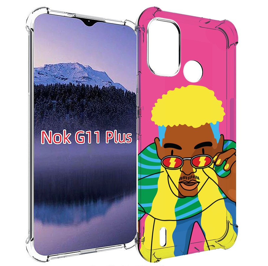 

Чехол MyPads бразилец для Nokia G11 Plus, Прозрачный, Tocco