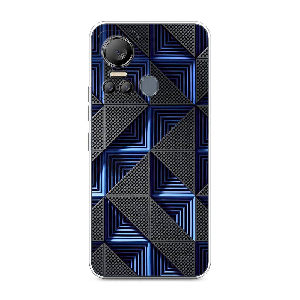 

Чехол на Itel Vision 5 "IBM", Серый;синий, 3201050-3