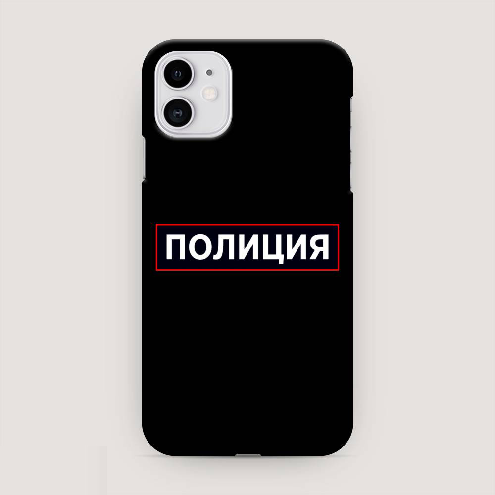 фото Чехол awog для apple iphone 11 "police logo"