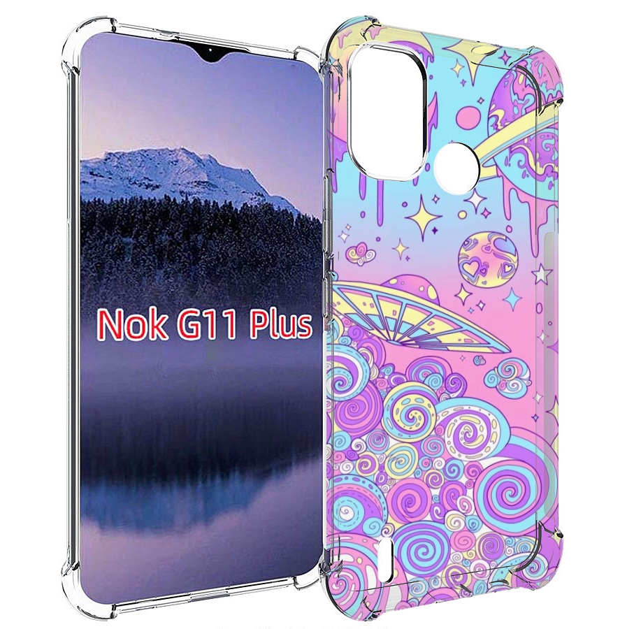 

Чехол MyPads ванильные планеты для Nokia G11 Plus, Прозрачный, Tocco