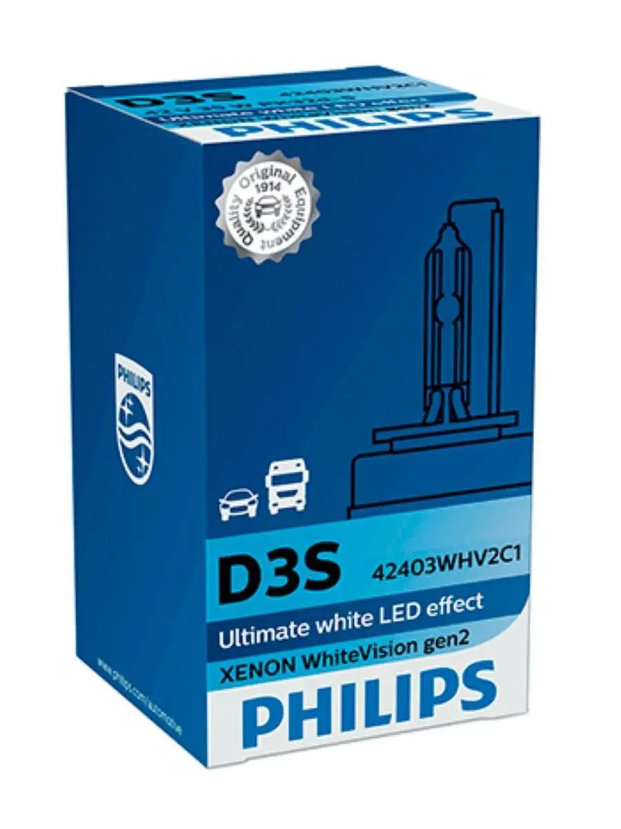 

Ксеноновая лампа D3S 42403WHV2C1 1шт QR подлинности, 42403WHV2C1