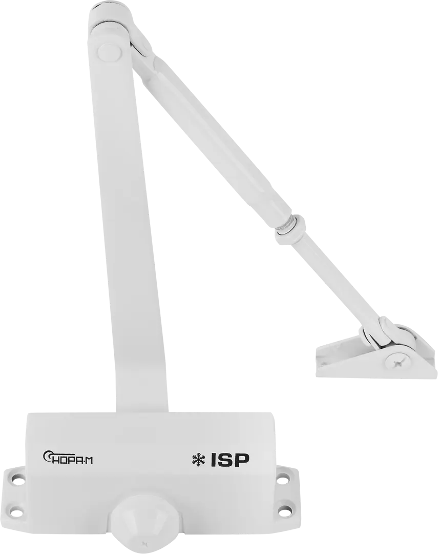 Доводчик дверной 410F Isparus, 60 кг, силумин, цвет белый доводчик дверной 410f isparus 60 кг силумин цвет белый