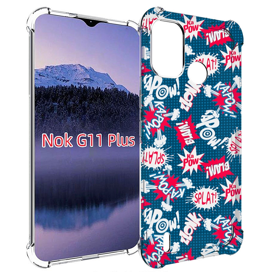 

Чехол MyPads взрывной-принт для Nokia G11 Plus, Прозрачный, Tocco