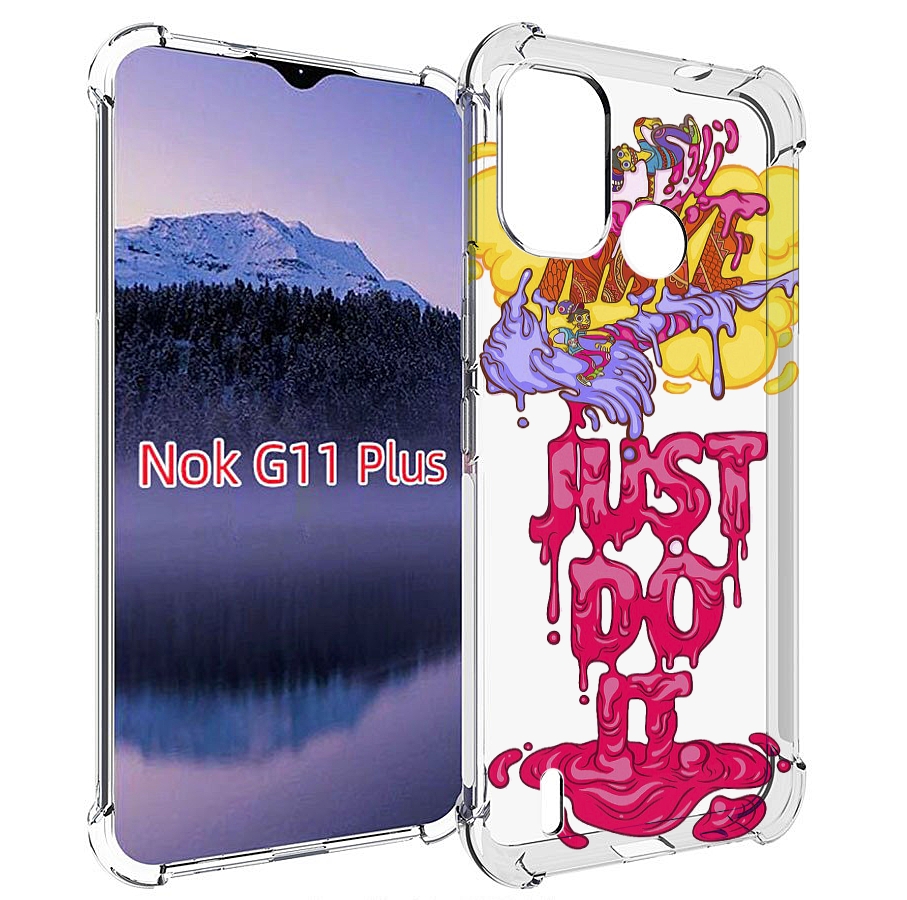 

Чехол MyPads вкусный найк для Nokia G11 Plus, Прозрачный, Tocco