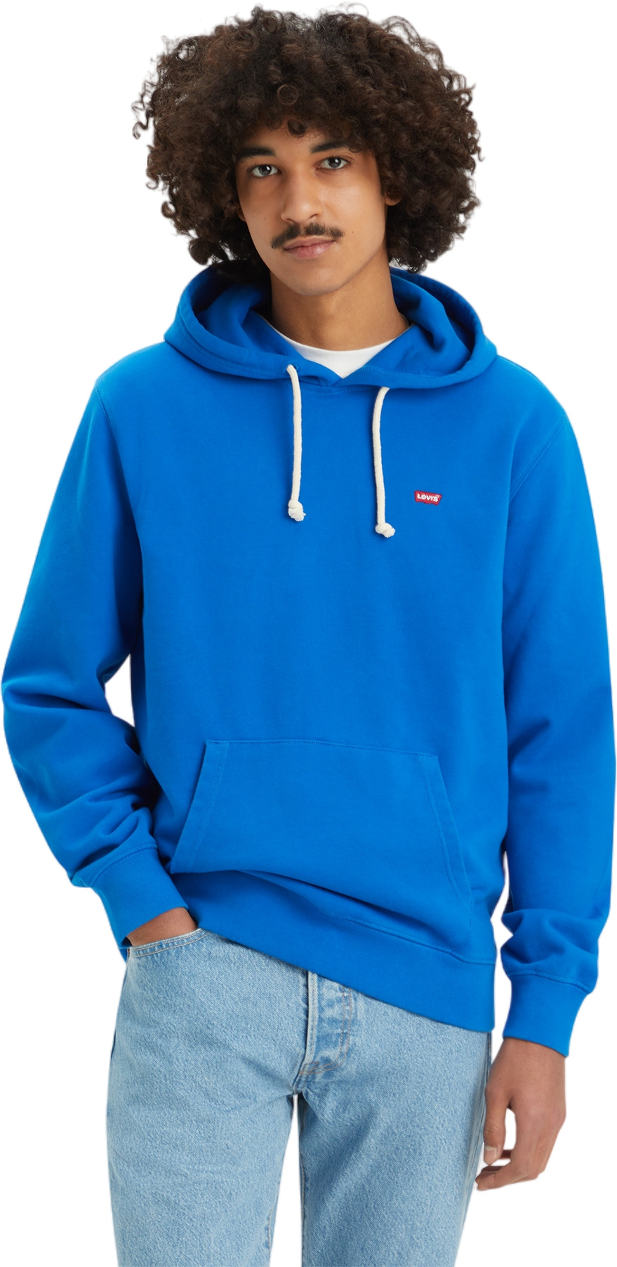 

Худи мужское Levi's Men original housemark hoodie синее XL, Синий, Men original housemark hoodie