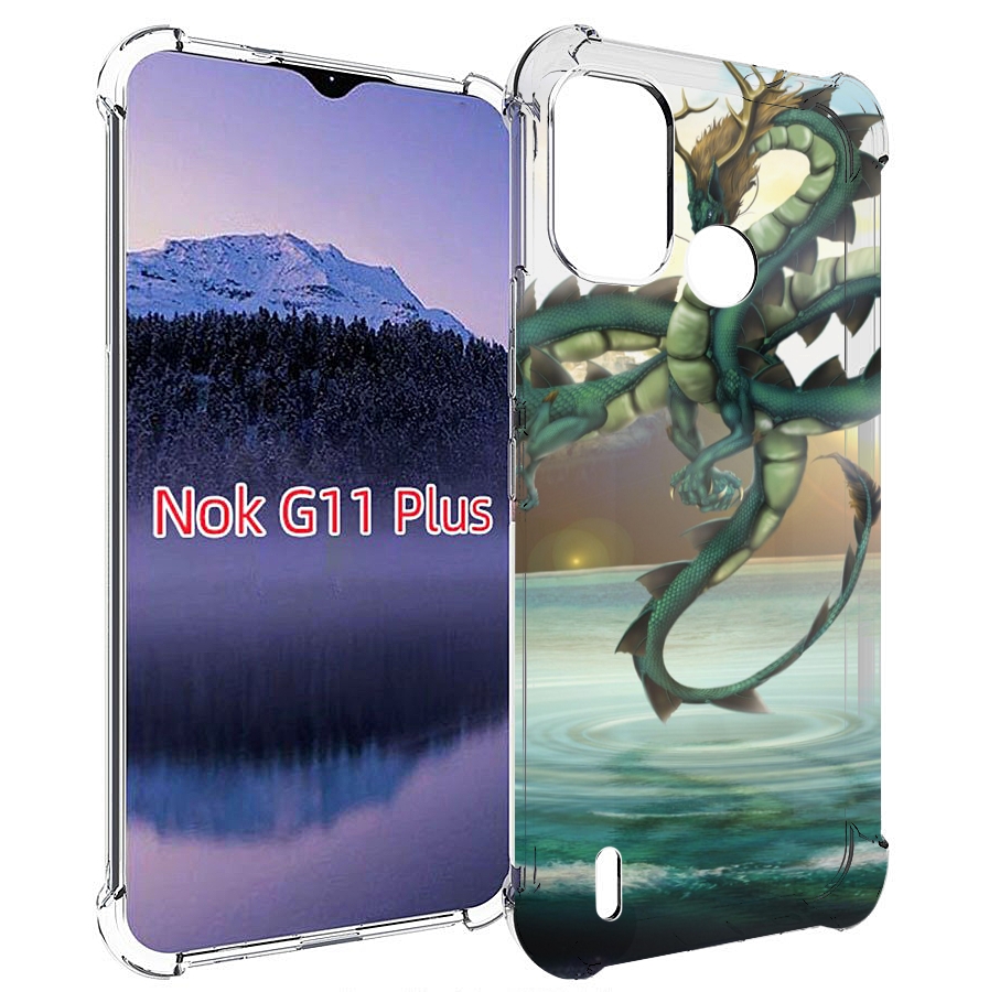 

Чехол MyPads водяной-дракон для Nokia G11 Plus, Прозрачный, Tocco