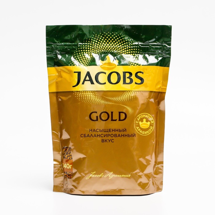 Кофе растворимый Jacobs gold 140 г