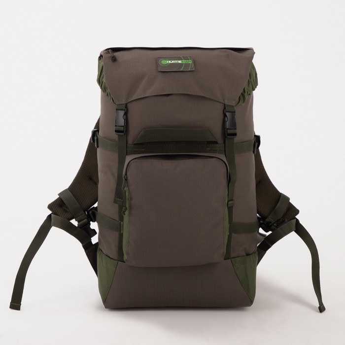 

Рюкзак туристический, отдел на молнии, 3 наружных карманов, цвет хаки, Зеленый, 4859968