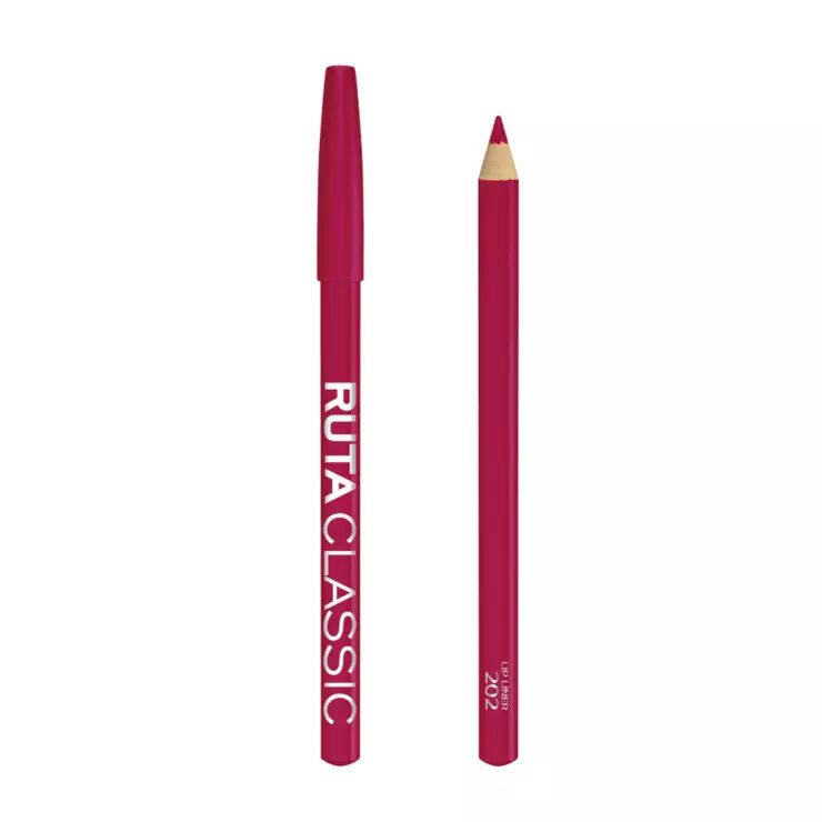 Карандаш для губ RUTA CLASSIC 202 розово-красный карандаш для губ ruta classic 211 холодный красный