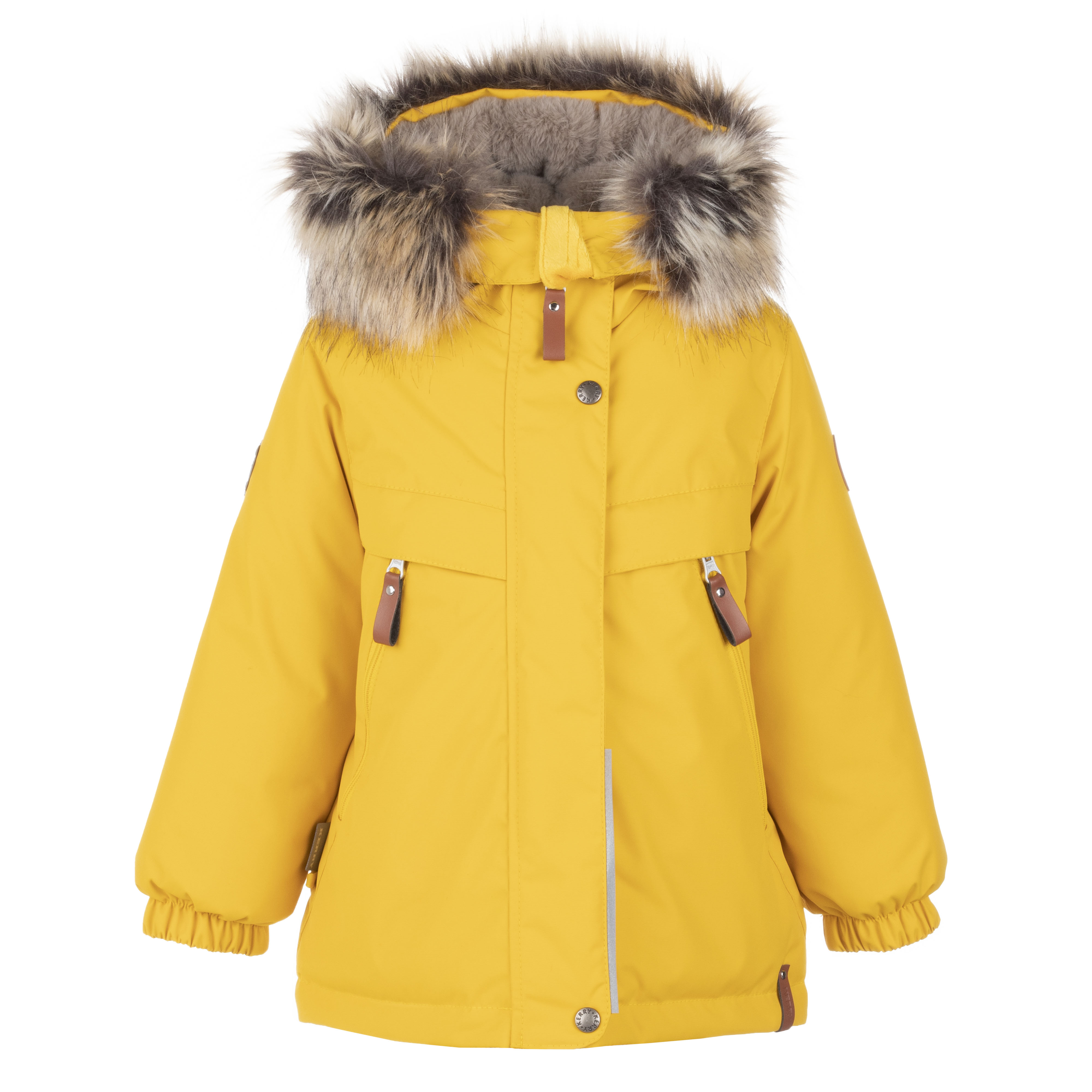 

Куртка-парка Kerry MILANA K21432/108 цв. желтый р. 110, K21432/108
