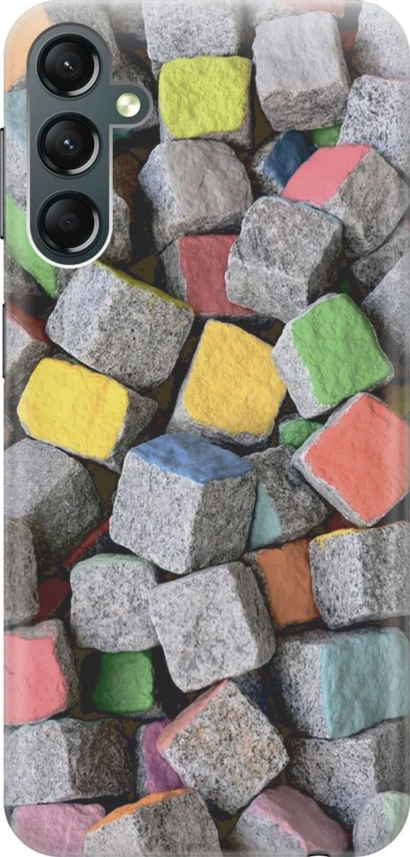 

Силиконовый чехол на Samsung Galaxy A24 с принтом "Разноцветные камни", Желтый;серый, 159514