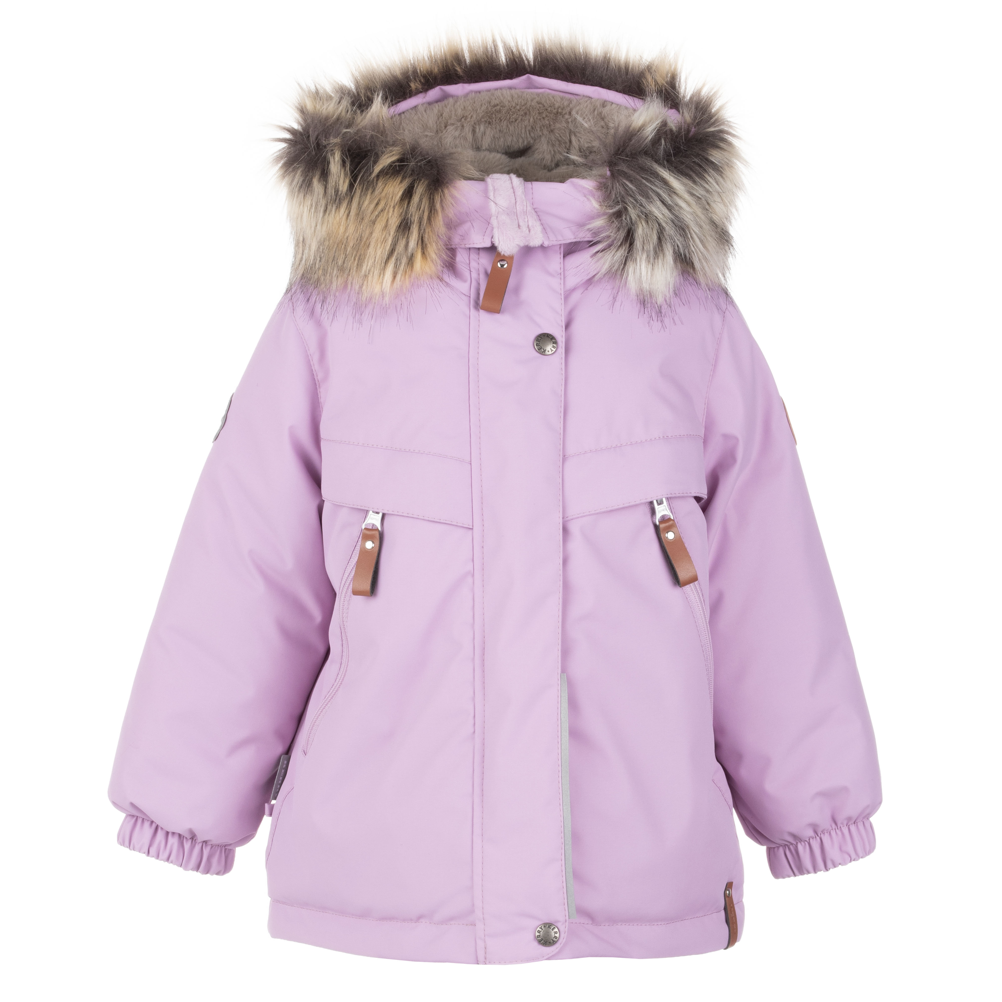 

Куртка-парка Kerry MILANA K21432/122 цв. розовый р. 128, K21432/122