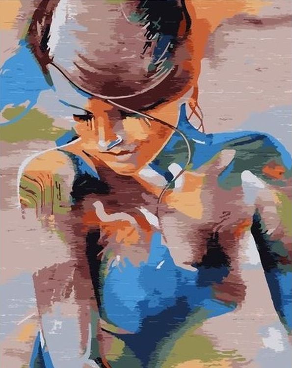 

Живопись по номерам Paintboy Девушка 40x50, Девушка