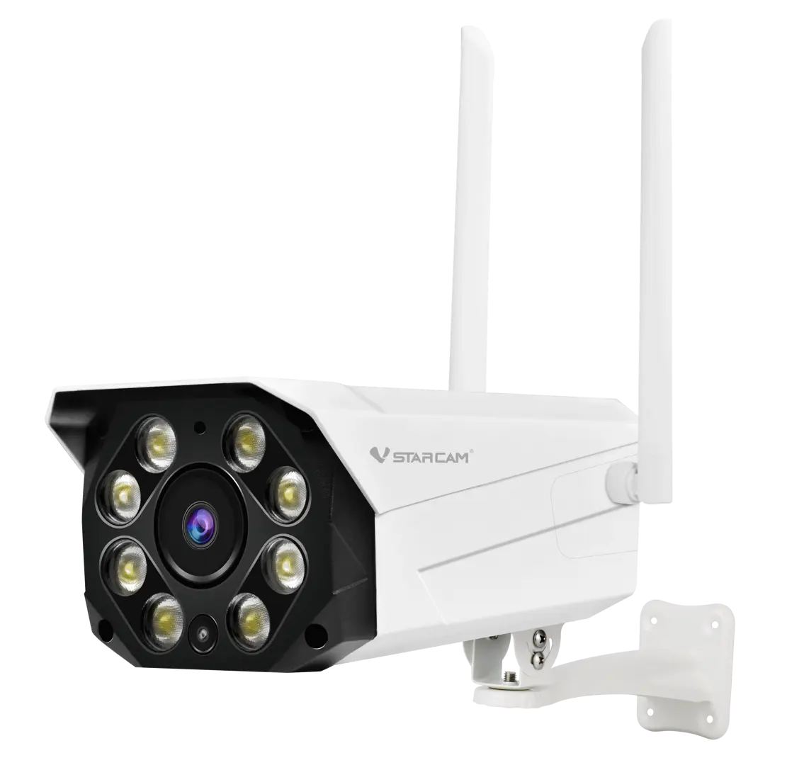 IP камера внутренняя/уличная Vstarcam C8855G 3 Мп 1080P Full HD 4G с Wi-Fi цвет белый ip камера внутренняя уличная vstarcam c8855g 3 мп 1080p full hd 4g с wi fi цвет белый