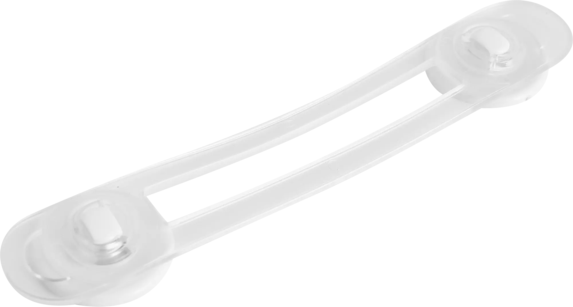 Гибкий фиксатор, силикон, цвет прозрачно-белый, 4 шт. очки для плавания atemi n8501 силикон белый красный