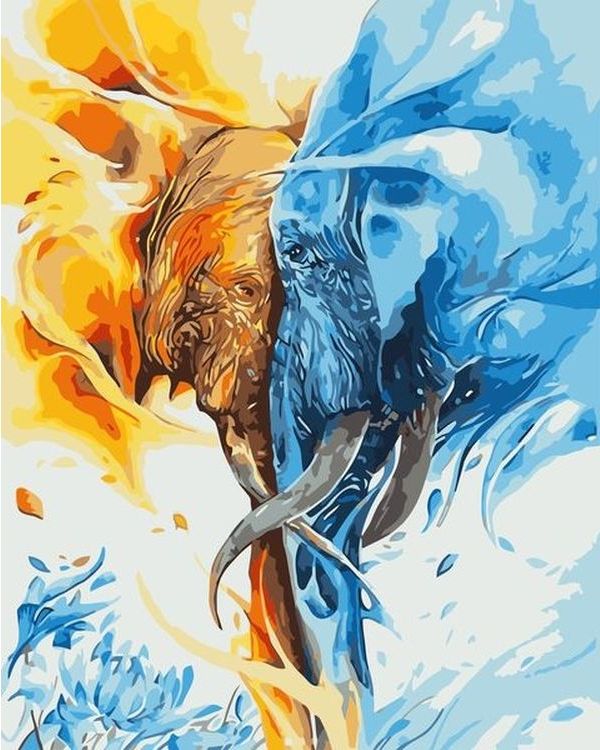 

Живопись по номерам Paintboy Слоны 40x50, Слоны