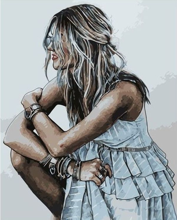 

Живопись по номерам Paintboy Девушка 40x50, Девушка
