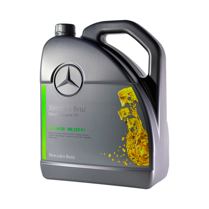 фото Моторное масло синтетическое mb pkw motorenol 229.51 5w-30 5л (a000989760213 mercedes-benz