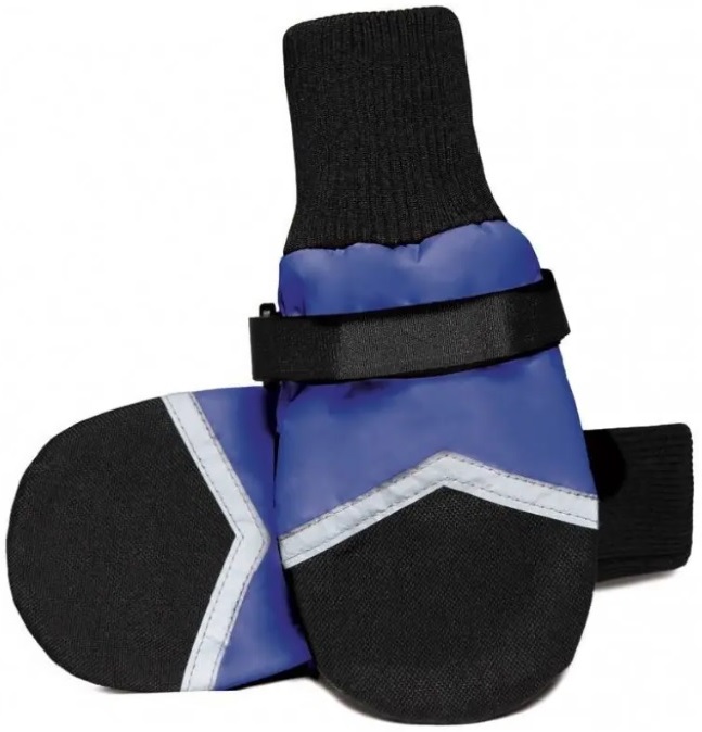 фото Обувь для собак triol размер малый, 4 шт синий, черный, белый