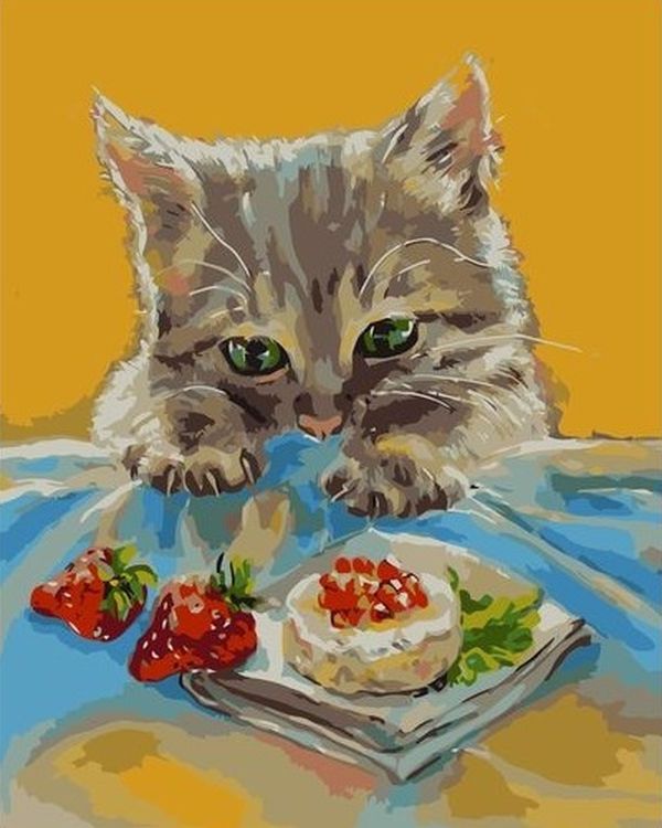 

Живопись по номерам Paintboy Котёнок 40x50, Котёнок