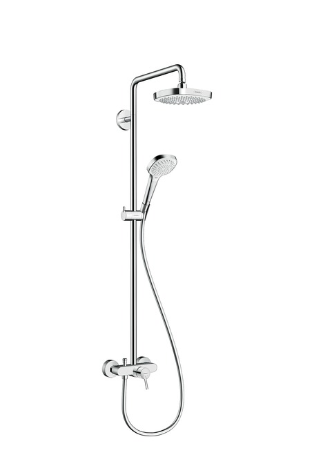 27258400 Croma Select E 180 2jet Showerpipe с однорычажным смесителем